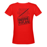 House Hustler Deeds V-shirt